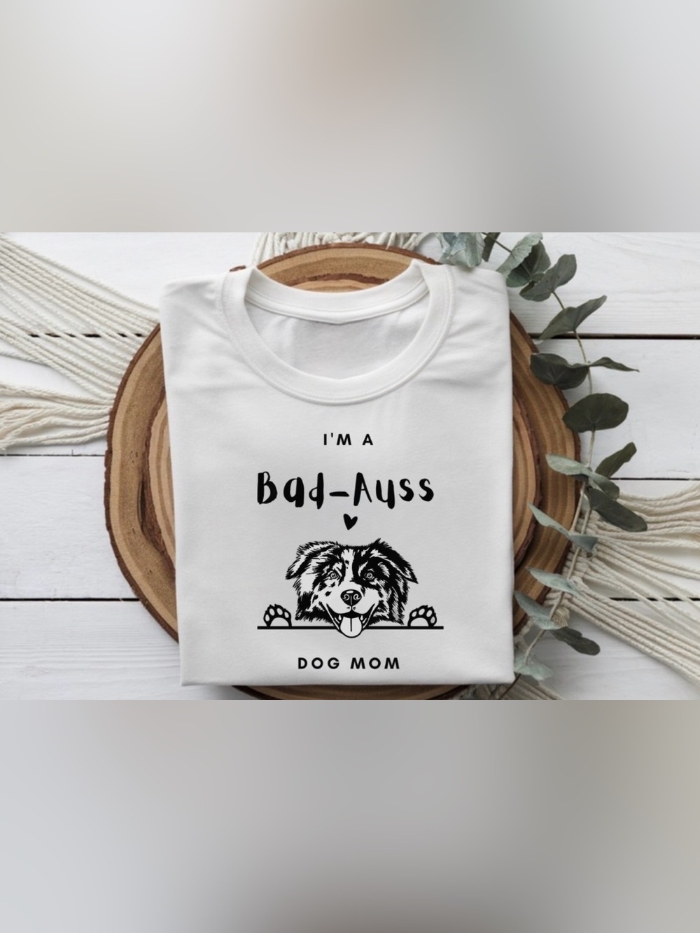 Aussie Dog Mom Shirt Funny | Bad Auss Dog Mom Tee